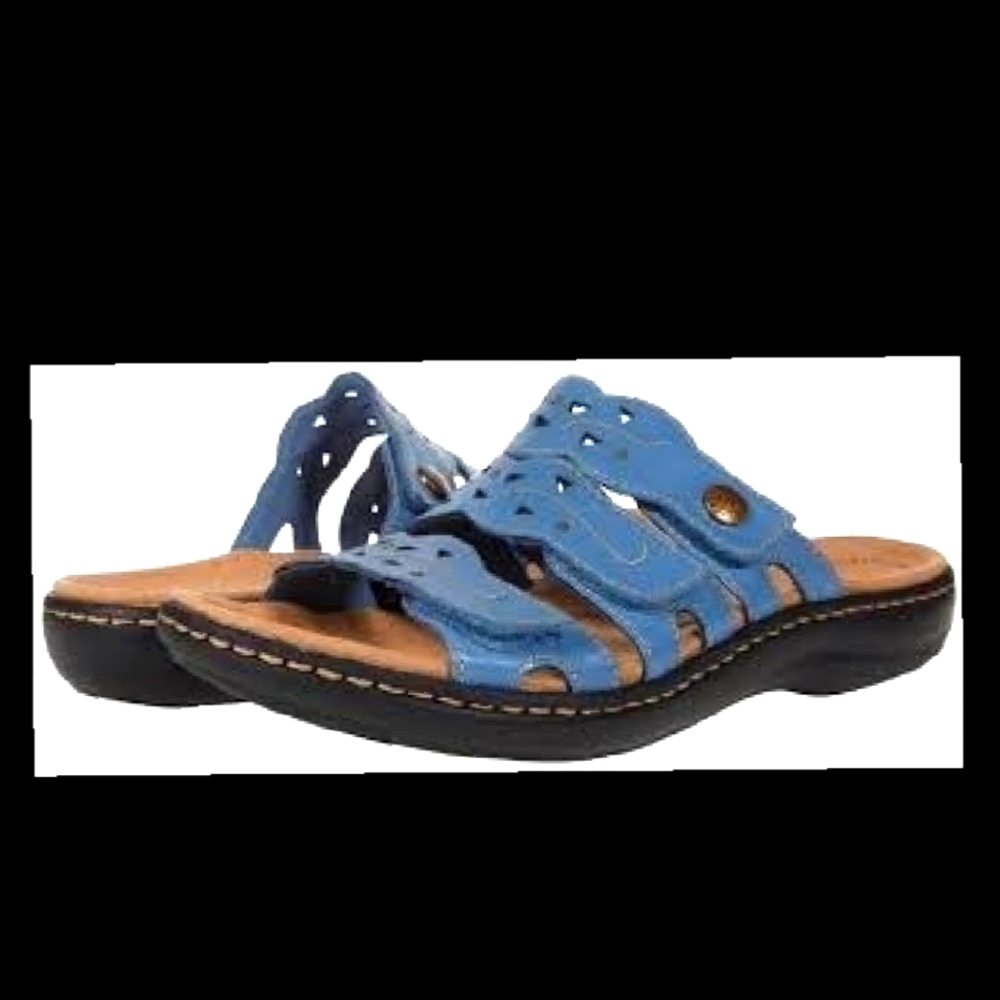 Clark's Laurieann Echo Blue Leather